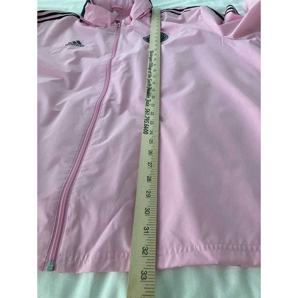 Men's‎ NWT 3XL Inter Miami CF adidas Pink All-Weather Primegreen Full-Zip Jacket